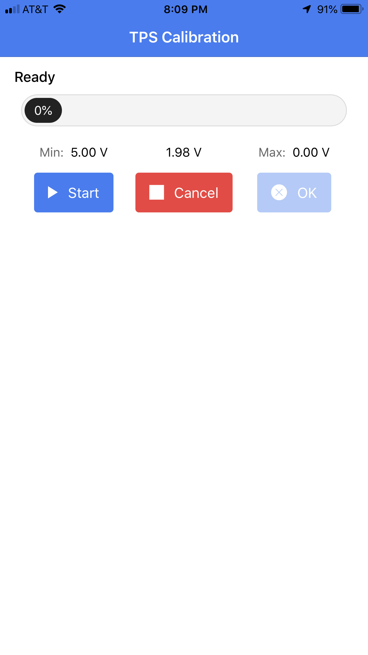 Throttle Position Sensor Calibration (Chrysler)